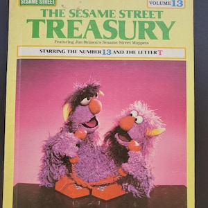 Sesame Street Treasury, Vol. 13 - Starring the Number 13 & the Letter T - 1983 Hardback