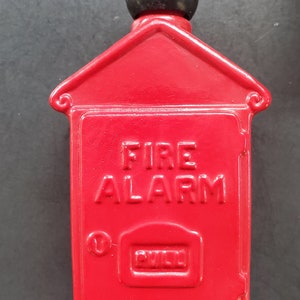 Avon Fire Alarm Box Decanter - FULL of Protein Hair Lotion for Men