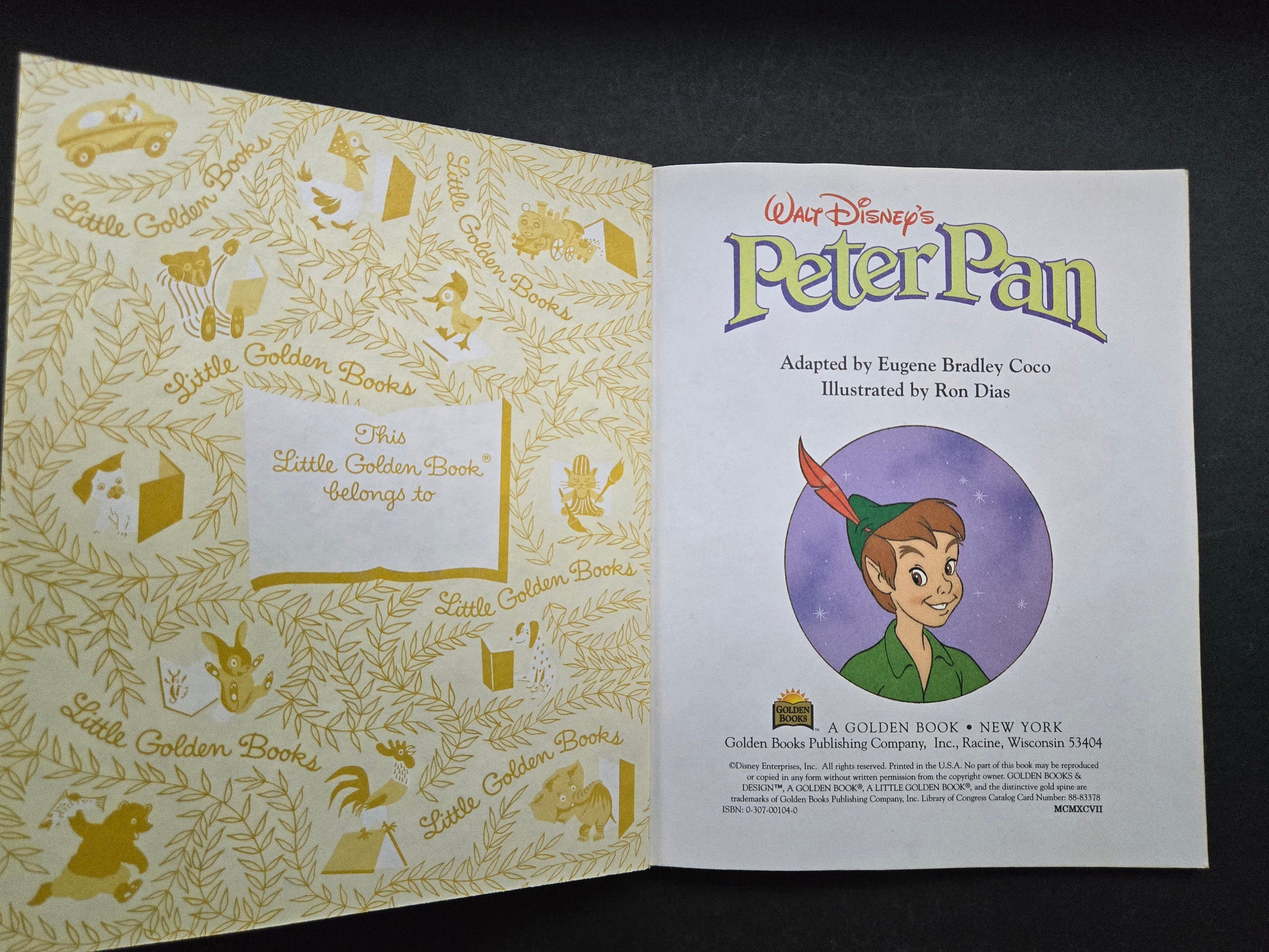 Little Golden Books From Walt Disney - Nursery Tales, Pinocchio