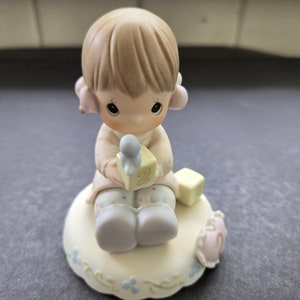 Enesco Targa Decorativa Per Bambini 'Grow In Grace Baby Blessing' – Ispirazione Religiosa, 0,375