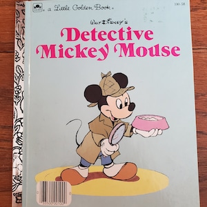 1985 Il detective Topolino di Walt Disney - Un piccolo libro d'oro