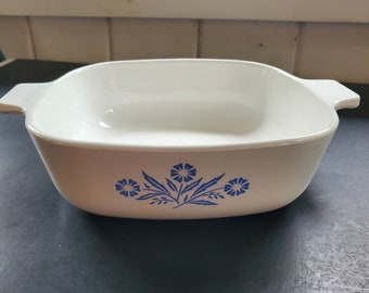Vintage Corning Ware A 1 B BLUE CORNFLOWER 1 Quart Baking Dish