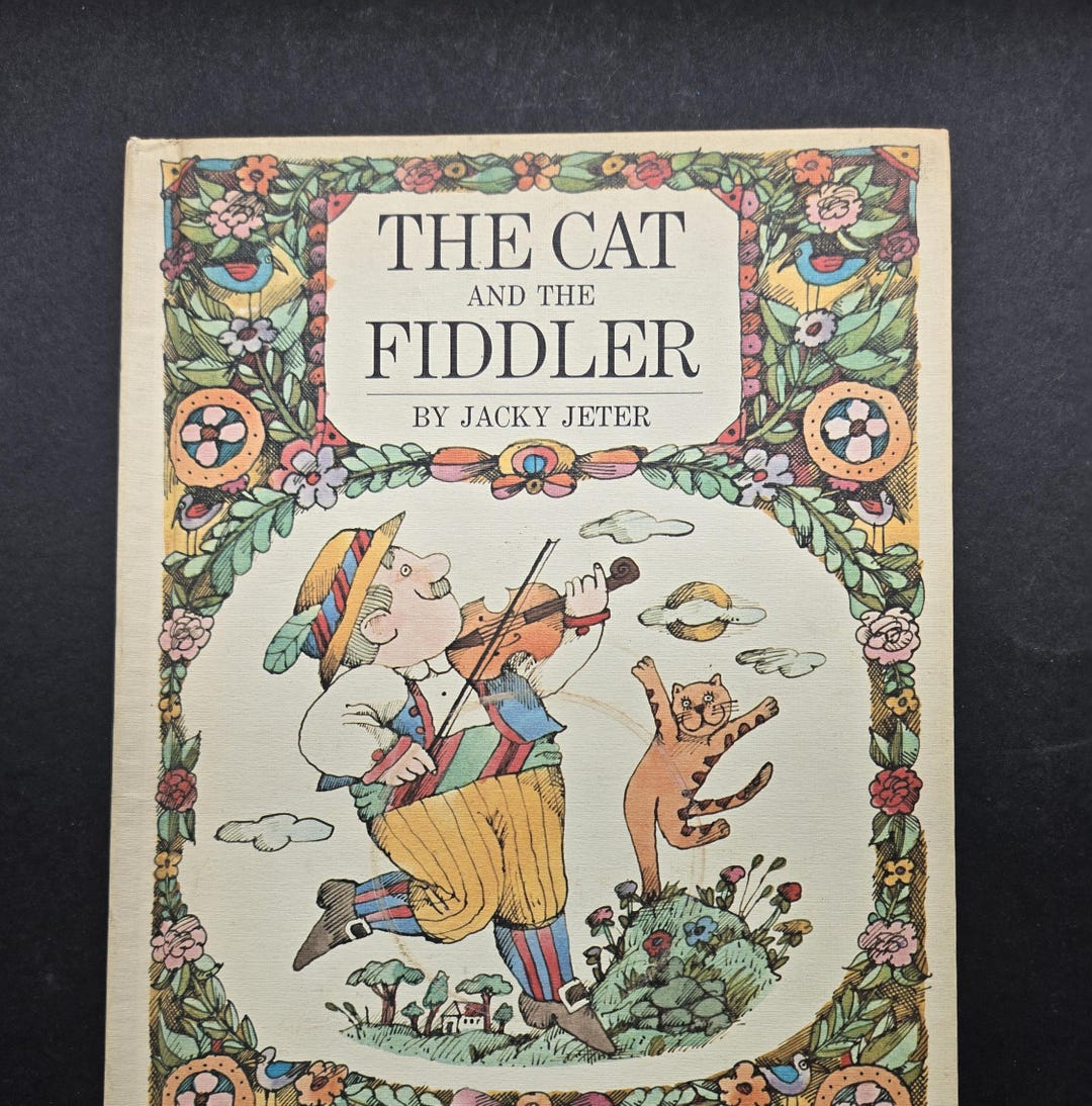 Kitty Fiddler The Cat and the Fiddler by Jacky Jeter - 1968 - Etsy