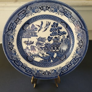 Churchill - Vajilla de porcelana «sauce azul», Azul Willow