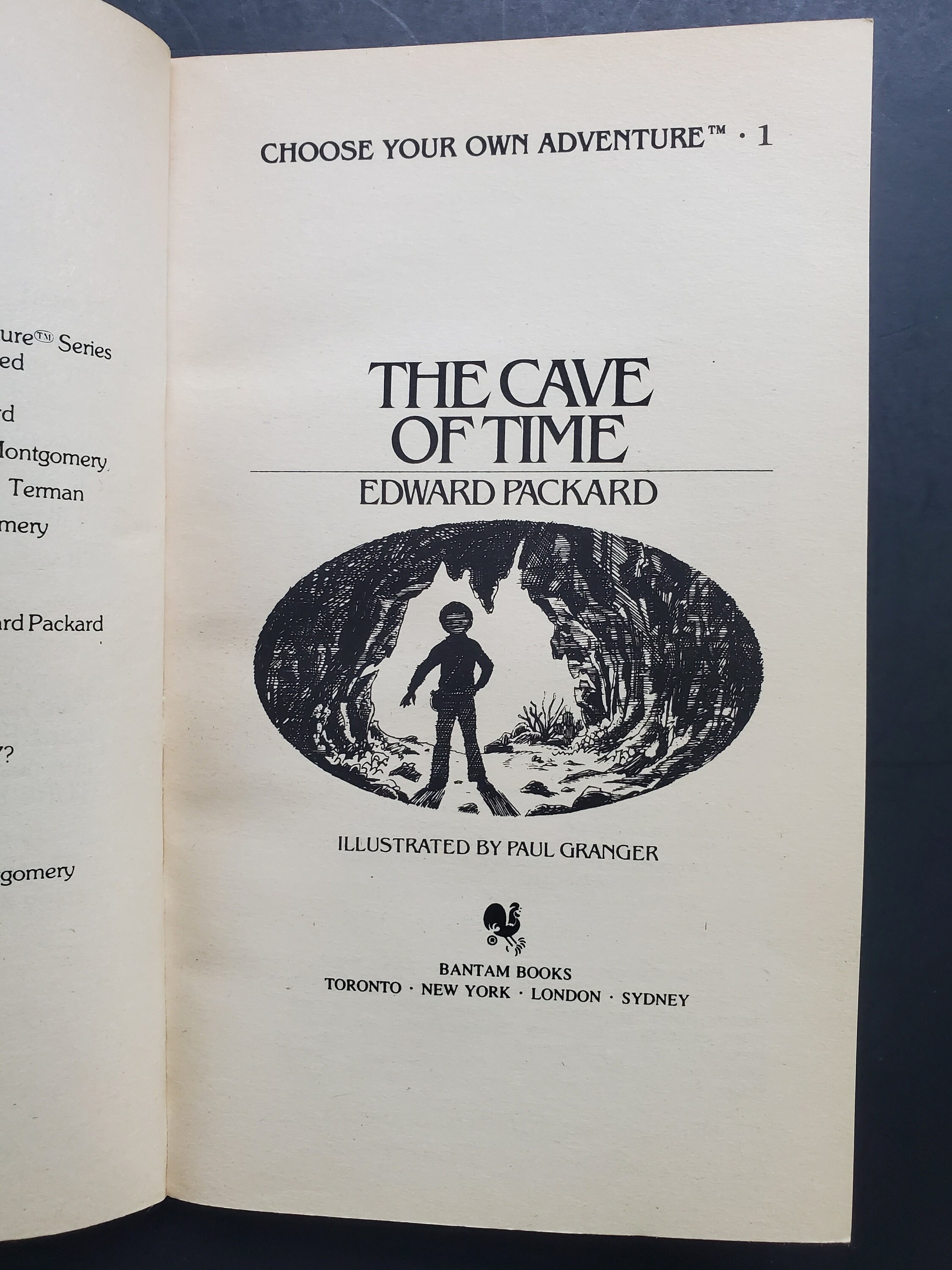 Choose Your Own Adventure 1 the Cave of Time by Edward Etsy
