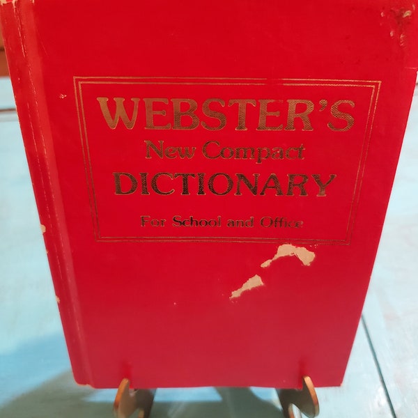 Webster's New Compact Dictionary For School and Office - 1978, 12th printing