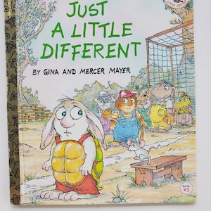 Little Golden Book Just a Little Different by Gina and Mercer Mayer - 1995