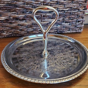 Vintage Shelton Ware Chrome Silverplate Tray
