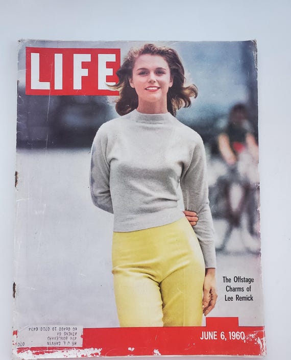 ライフ マガジン - リー レミックの舞台裏の魅力 - 1960 年 6 月