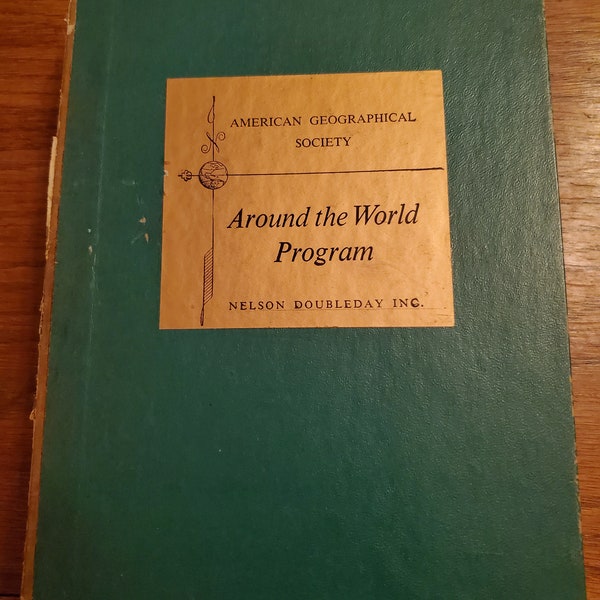 American Geographical Society Around the World Program - Set includes Central America, Italy, Lesser Antilles, United Arab Republic & Wales