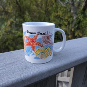 Vintage Virginia Beach, Virginia Souvenir Mug