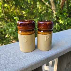 Vintage Ceramic Salt and Pepper Shaker Set