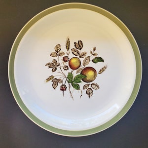 Vintage Alfred Meakin Hereford Green Staffordshire England China Dinner Plates