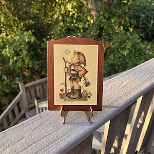 Hummel Wooden Plaque - 1970s