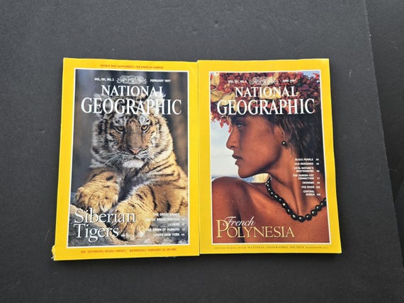 1997 National Geographic Magazines - February and June - Etsy