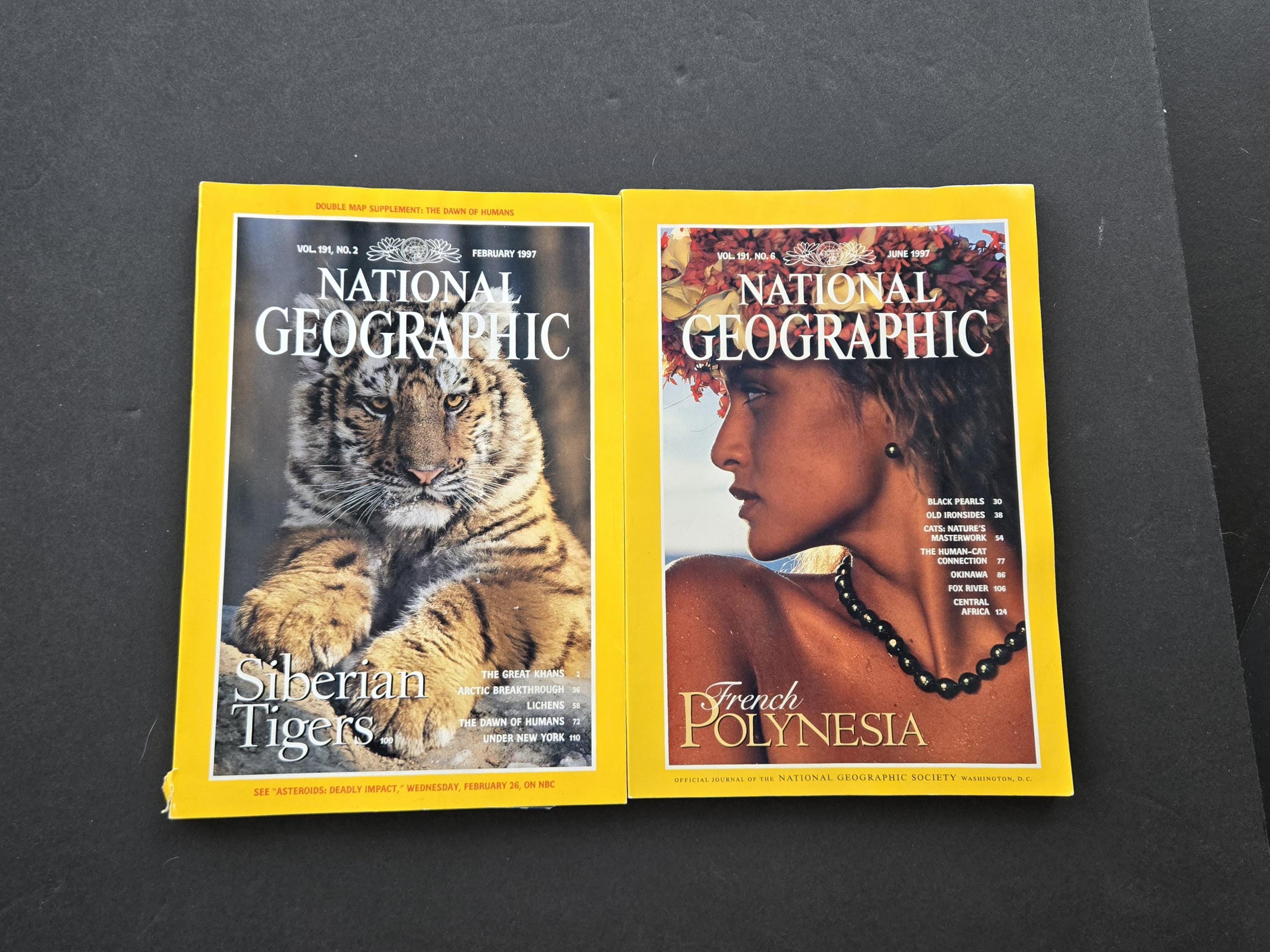 1997 National Geographic Magazines - February and June - Etsy
