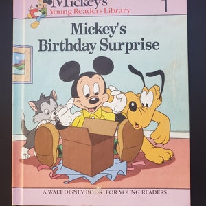 Biblioteca para jóvenes lectores de Mickey, vol. 1 - La sorpresa del cumpleaños de Mickey - 1990 Tapa dura