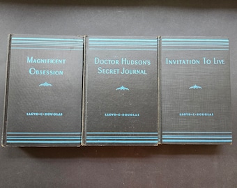 Primeros libros publicados por Lloyd C. Douglas: 1929, 1939 y 1940