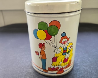 Vintage clownblikje