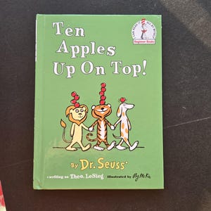 1989 Ausgabe Ten Apples Up On Top von Dr. Seuss Schrift als Theo. LeSieg