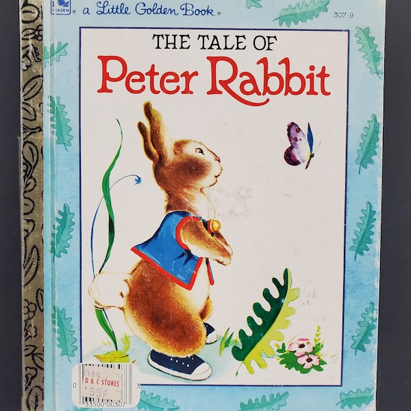 Vintage Little Golden Book - The Tale of Peter Rabbit by Beatrix Potter - 1970 Edition