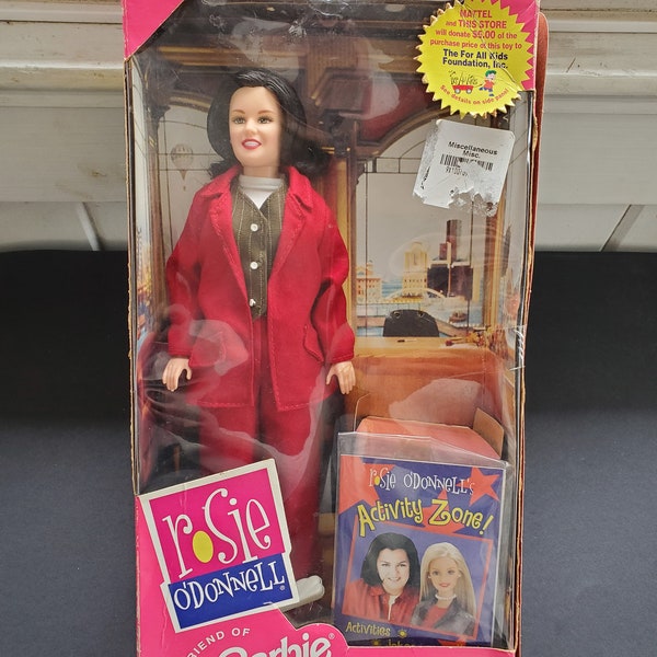 Vintage 1999 Rosie O'Donnell Friend of Barbie Doll in Original Box