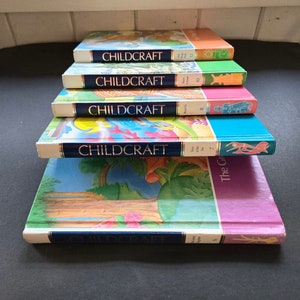 1990 Childcraft Encyclopedias from World Book - Volumes #6, 7, 8, 10 & 12