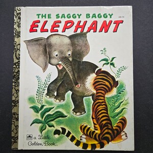 Little Golden Book - Saggy Baggy Elephant - 1992