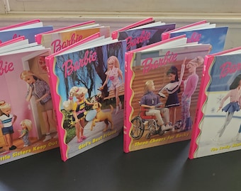 Vintage 1990s Barbie & Friends Book Club Hardcover Books