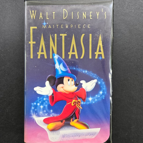 Walt Disney Masterpiece Collection VHS Tape - Fantasia 1991