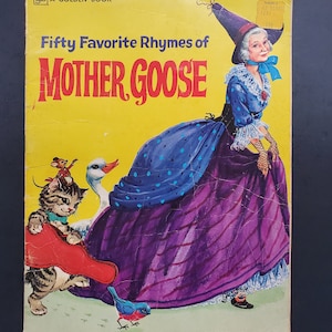 Fifty Favorite Rhymes of Mother Goose - A 1963 Golden Book