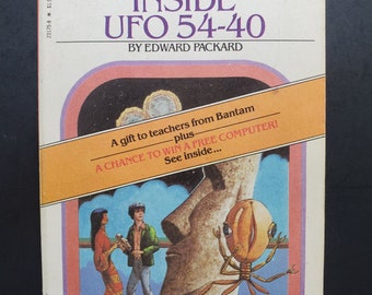 Choose Your Own Adventure #12 - Inside UFO 54-40 by Edward Packard - 4th Printing July 1982
