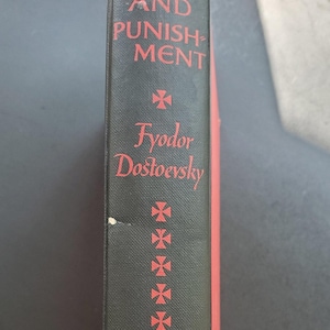 Crime and Punishment by Fyodor Dostoevsky - 1956 Hardcover