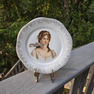 Vintage Z. S. & C., Bavaria Mignon Teller - Porzellan Portraitteller