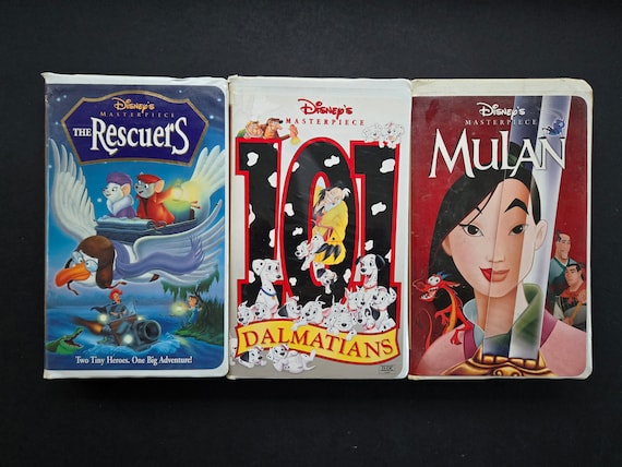 Walt Disney Masterpiece Collection VHS Tapes - 1999 - the Rescuers