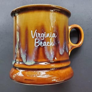 Vintage Virginia Beach Souvenir Mug