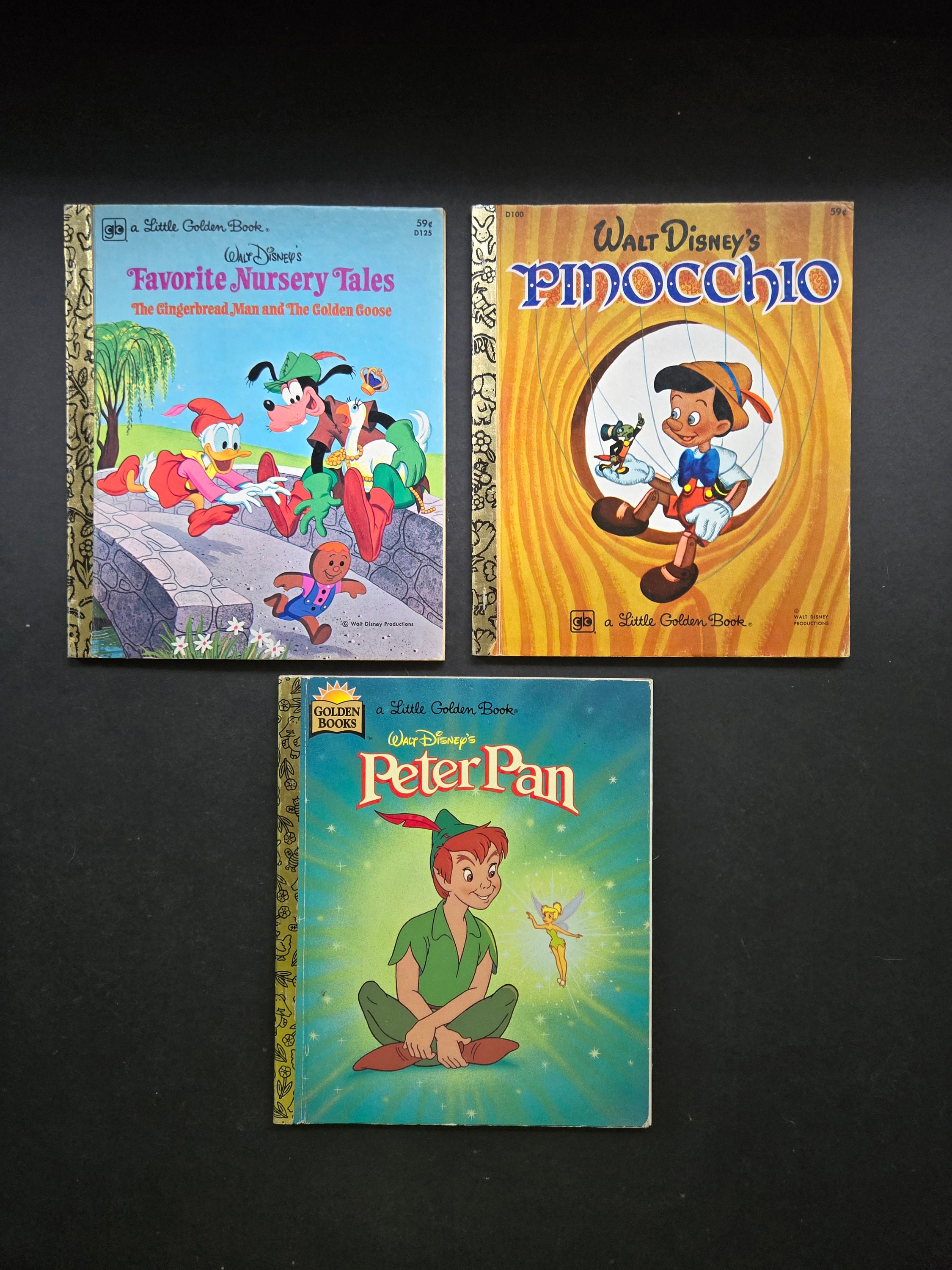 Little Golden Books From Walt Disney - Nursery Tales, Pinocchio