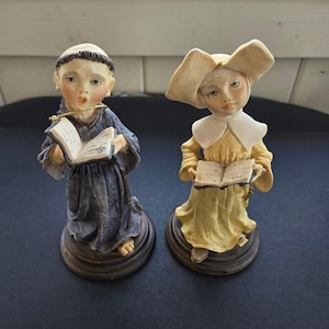 Vintage Giuseppe Armani Capodimonte Porcelain Figurines - Made in Italy