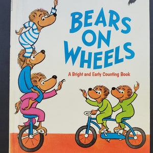 Bären auf Rädern - Ein helles & frühes Zählbuch von Stan und Jan Berenstain - 1969