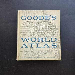 1960 グッドの世界地図帳、第 11 版 - ランドマクナリー社