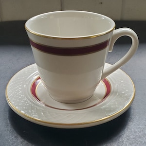 Homer Laughlin Gothic Restaurant Ware - Cup and Saucer - 1940s-1950s