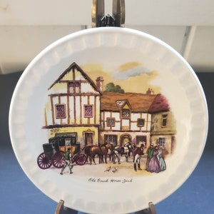 Vintage Small Plate - Weatherby Hanley England Royal Falcon Ware - Old Coach House - York