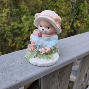 Vintage Ceramic Bear Coin Bank