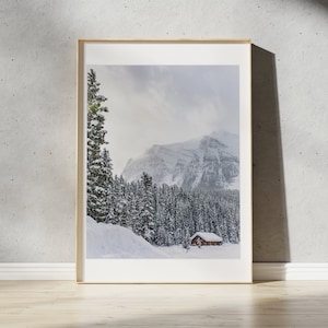Lake Louise Winter Print | Banff National Park - Alberta, Canada | Landscape Photography Wall Art