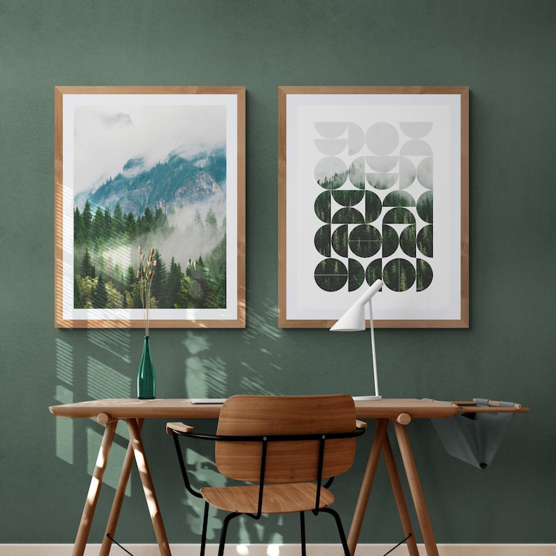 Impresión de niebla de Vancouver / Columbia Británica, Canadá / Arte mural de fotografía de paisajes / Montañas del Pacífico Noroeste / Fotografía de bosques melancólicos imagen 9