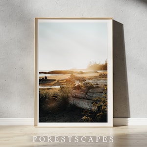 Tofino Sunset Print | Chesterman Beach Photography, Vancouver Island image 1