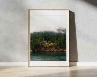 Vancouver Island Fog Print | Gulf Islands, British Columbia | Landscape Photography Wall Art VI