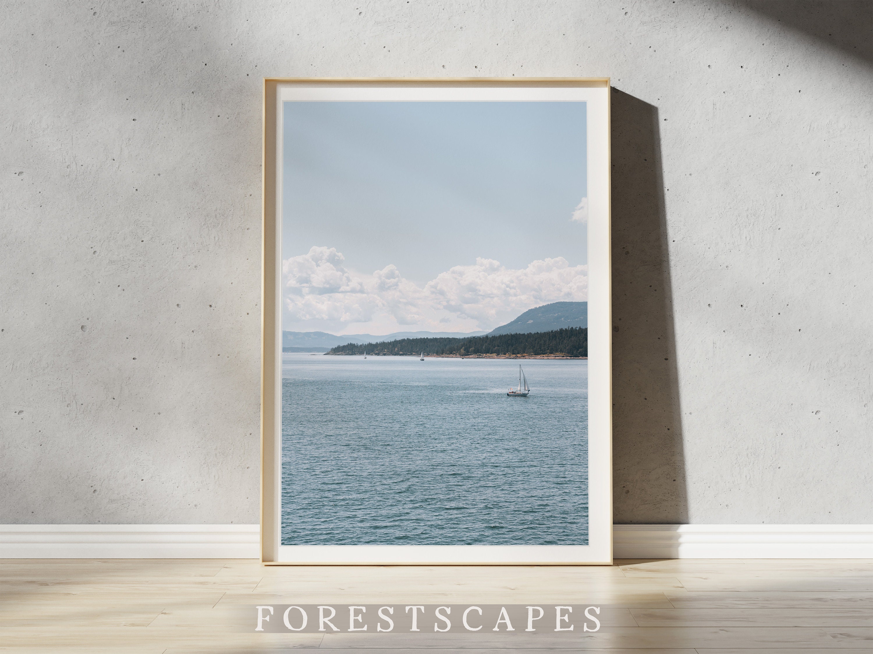 Vancouver Island Kunstdruck | Golfinseln, British Columbia | Landschaftsfotografie Wandkunst | Natur-Wohnkultur | Küstenfotos III