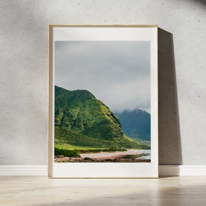 Ka&#39;ena Point Print | Oahu, Hawaii | Coastal Hawaiian Tropical Wall Decor | Landscape Photography Wall Art