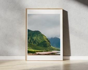 Ka'ena Point Print | Oahu, Hawaii | Coastal Hawaiian Tropical Wall Decor | Landscape Photography Wall Art